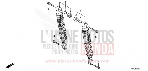 REAR CUSHION SH150RB de 2011